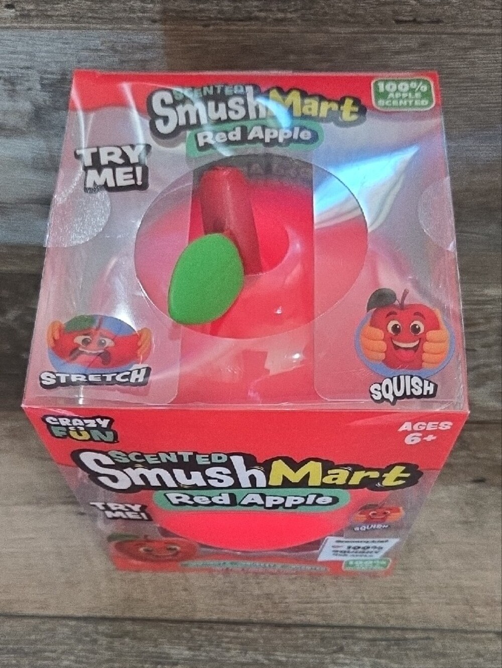 SmushMart Scented Red Apple Squishy Toy - Picture 2 of 3